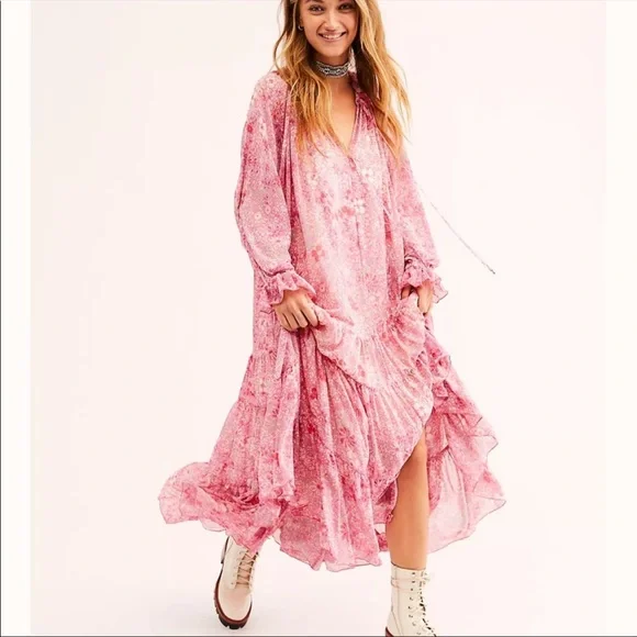 Free People | Dresses | Free People Nwt Feeling Groovy Maxi Dress | Poshmark